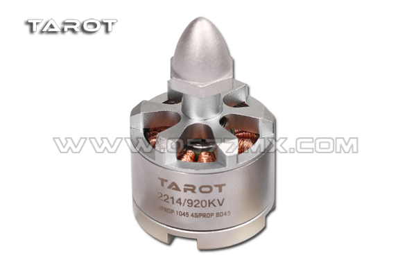 Tarot 2214/920KV positive self-locking screw motor / Silver cap - Click Image to Close