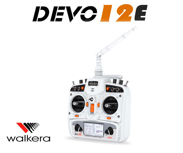Walkera DEVO12E 2.4Ghz 12CH Transmitter W/RX1202 - Click Image to Close