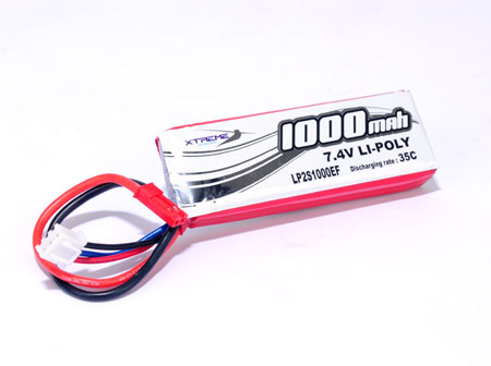 Li-po Battery 7.4v, 1000 mAh 35C (Blade 200QX)