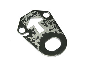 Titanium Damper Plate 98mm WB - (MM)