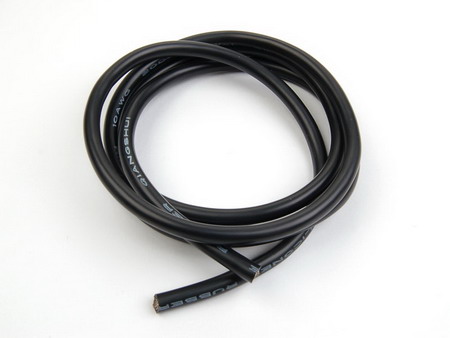 10GA Silicone Wire (Black 1 Meter)