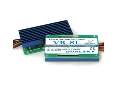 DualSky VR-8L, High amps linear regulator