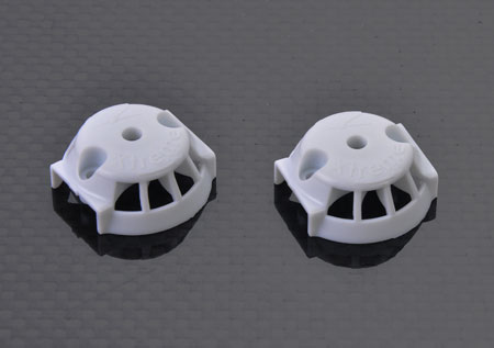 Plastic Cover for carbon blade (1 pair) White - Blade 350QX