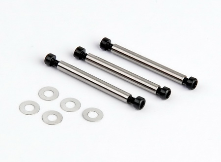 Hardened Steel Feathering Shaft (3 pcs) -Trex 150