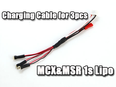 Charging Cable for 3pcs NanoCPX Lipo Balance charger required