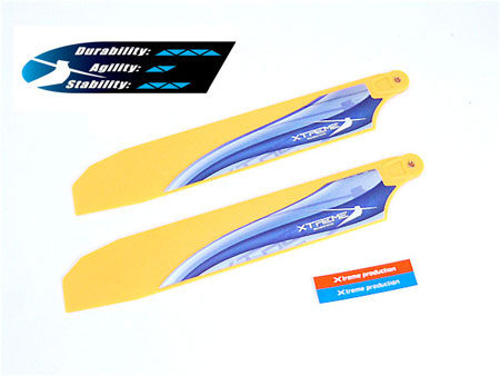 Fiber Main Blade 135mm - Yellow (for 4G6, V120D02, V120D03)