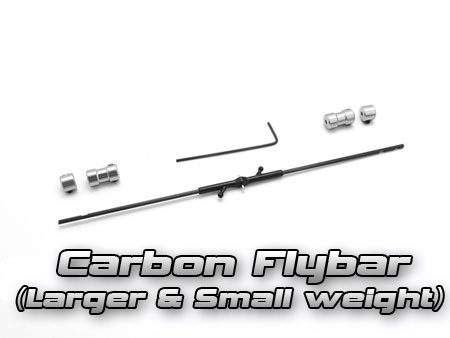 Carbon Flybar Set (with Larger & Small weight) (Solo Pro)