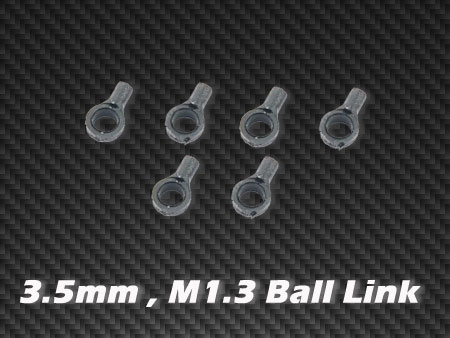 3.5mm , M1.3 Ball Link x6 for HPTB001 , HPTB009