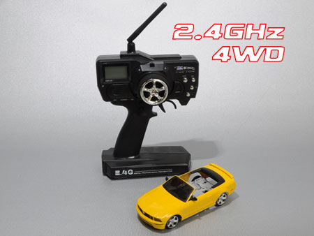 FireLap 4WD (Ford Mustang Yellow) RTR set