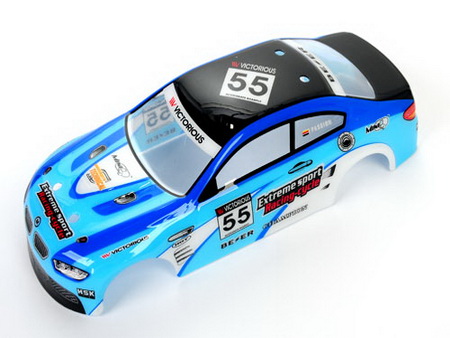 BMW 102mm Printed Shell - Black and Blue