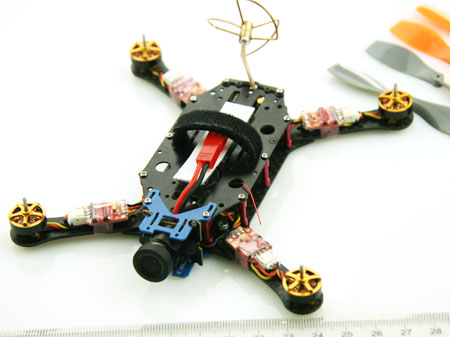 Hermit Micro FPV brushless quadcopter 145mm 98g! fully assembled