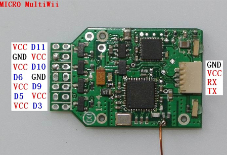 MICRO MWC Flight control board V1.1 for drving brushed motor