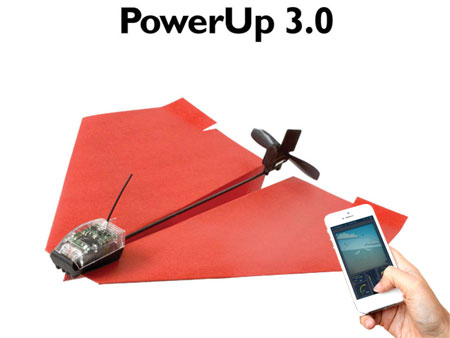 PowerUp 3.0 smartphone controlled paper airplane