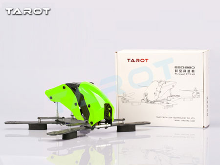 Tarot Robocat 250mm Mix-Cabon Frame w/ Hood Cover for FPV