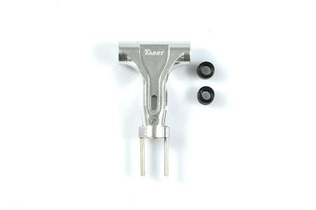 Tarot 450 Pro Metal Rotor Housing (Enhanced) - Silver