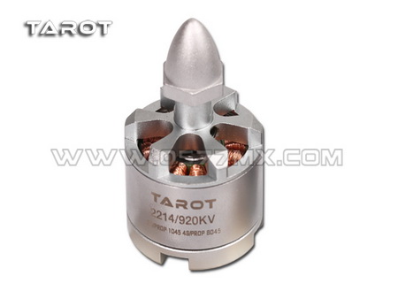 Tarot 2214/920KV positive self-locking screw motor / Silver cap